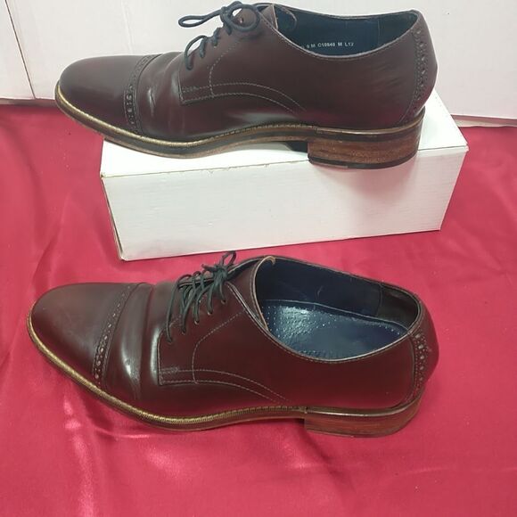 COPY - Cole Haan Men's SZ 8M Madison Cap OX, Burgundy C10840. Condition is Pre-… - Picture 3 of 11